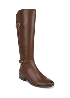 Naturalizer Sahara Riding Boots - Dark Brown Faux Leather