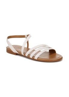 Naturalizer Salma Snakeskin Embossed Strappy Sandal in Beige Faux Leather at Nordstrom Rack