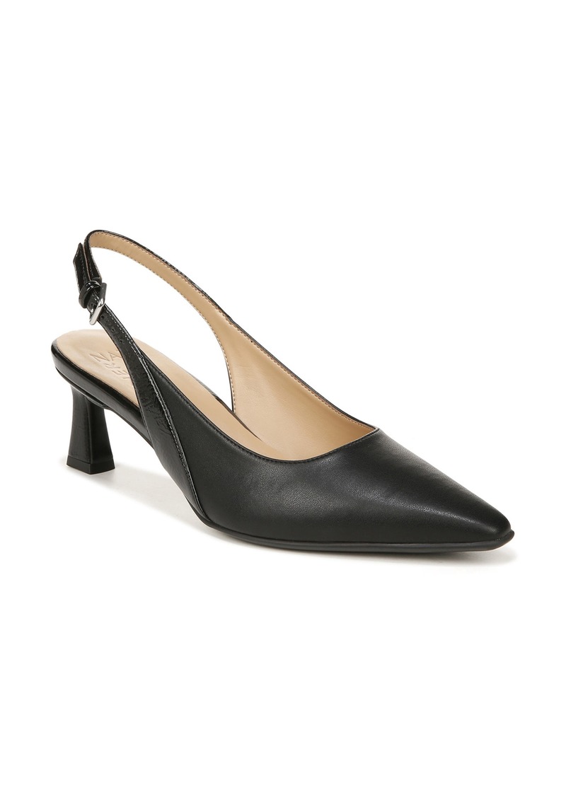 Naturalizer Tansy Slingback Pump in Black Smooth at Nordstrom Rack