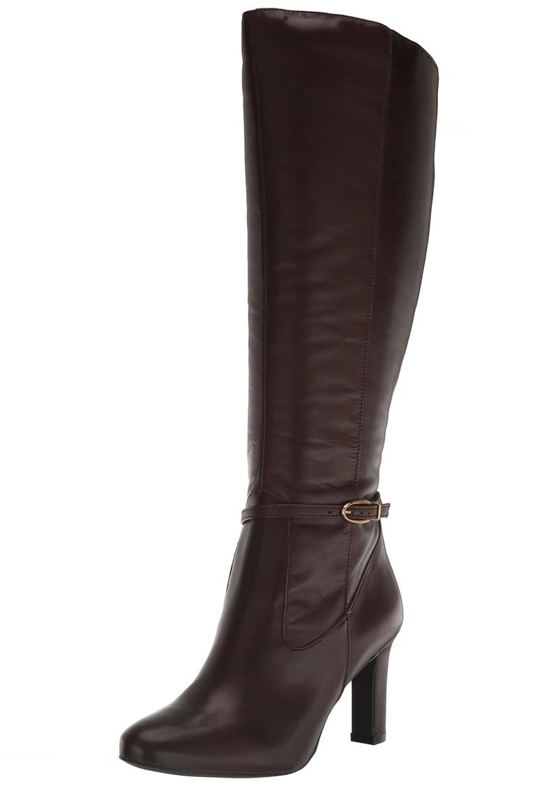 Naturalizer Women's Henny Knee High Boot Espresso Brown Leather  M