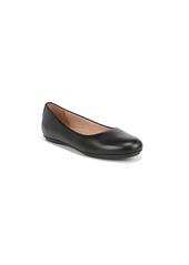 Naturalizer Womens Maxwell Round Toe Classic Slip On Ballet Flats Black Leather 11 N