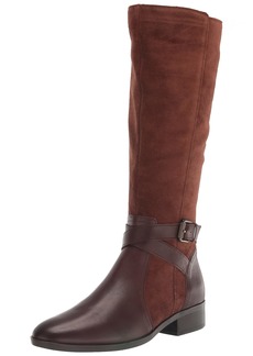 Naturalizer Womens Rena Knee High Riding Boot  Bar Suede/Leather  M