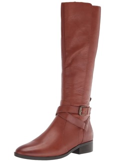 Naturalizer Womens Rena Knee High Riding Boot Cider Leather Narrow Calf  M