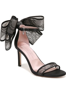 Pnina Tornai for Naturalizer Amour Ankle Strap Bow Sandals - Black Lace/Satin