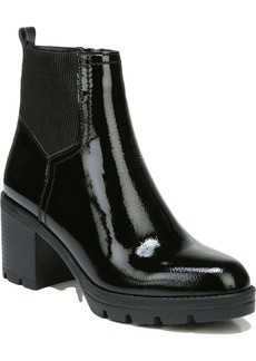 Naturalizer Verney 2 Womens Patent Leather Block Heel Ankle Boots