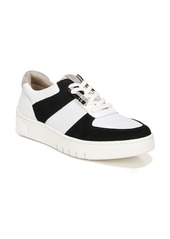 Naturalizer Hadley Sneaker in Black White Leather at Nordstrom
