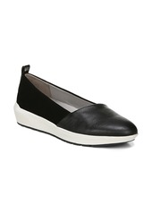 Naturalizer Patrice Wedge Loafer in Black Leather at Nordstrom