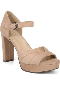 Naturalizer Womens Suede Open Toe Ankle Strap