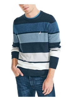 Nautica Mens Striped Crewneck Pullover Sweater