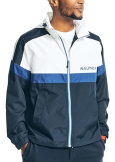 Nautica Mens Water Resistant Polyester Track Jacket