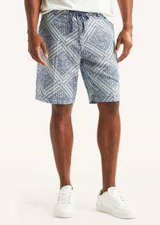 Nautica 8.5 Printed Linen Short