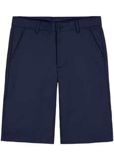 Nautica Big Boys Husky Hunter Flat-Front Stretch Twill Shorts - Navy