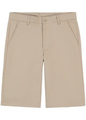 Nautica Big Boys Uniform Hunter Flat-Front Stretch Twill Shorts - Khaki