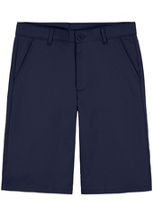 Nautica Big Boys Uniform Hunter Flat-Front Stretch Twill Shorts - Burnished Khaki
