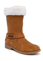 Nautica Big Girls Cosima Cold Weather Faux Fur Boots - Almond