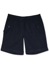 Nautica Big Girls Cuffed Twill Shorts