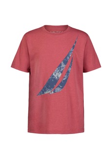 Nautica Boys' Tie Dye J-Class Logo Graphic T-Shirt (8-20)