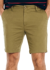 "Nautica Classic-Fit 8.5"" Stretch Chino Flat-Front Deck Short - Offshore Olive"