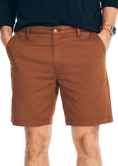 "Nautica Classic-Fit 8.5"" Stretch Chino Flat-Front Deck Short - Coconut Shell"