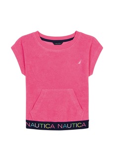 Nautica Girls' Elastic Hem Sweatshirt (7-16)