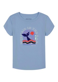 Nautica Girls' Mermaid In The Usa T-Shirt (7-16)