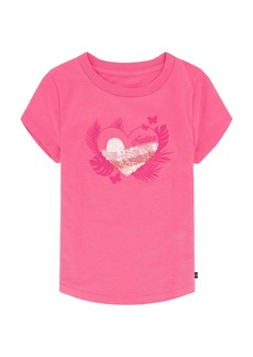 Nautica Girls' Palm Heart Sunset T-Shirt (7-16)