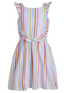Nautica Girls' Rainbow Stripe Dress (7-16)