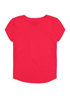 Nautica Girls' Solid V-Neck T-Shirt (7-16)