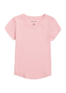 Nautica Girls' V-Neck T-Shirt (7-16)