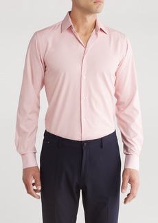 Nautica Grid Print Button-Up Shirt in White/pink Check at Nordstrom Rack