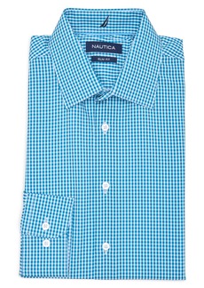 Nautica Grid Shirt in Blue Check at Nordstrom Rack