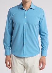 Nautica Grid Shirt in Blue Check at Nordstrom Rack