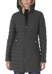 Nautica Hooded Stretch Packable Puffer Coat