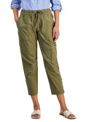 Nautica Jeans Women's Cotton Roll-Tab Utility Pants - Rope