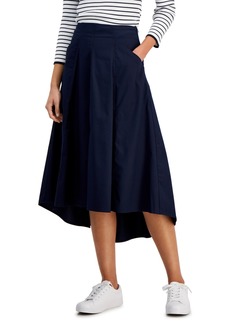 Nautica Jeans Women's High-Low Midi Skirt - Blue