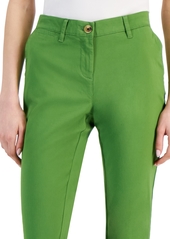 Nautica Jeans Women's Montauk Mid-Rise Cropped Chino Pants - Salted Lime