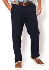 Nautica Classic-Fit Flat-Front Lightweight Beacon Pants - True Black