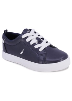Nautica Little and Big Boys Graves 2 Casual Low Cut Lace Up Sneaker - Navy