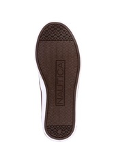 Nautica Little Boys Bennett Casual Classic Slip On Shoes - Chocolate Nubuck Texture