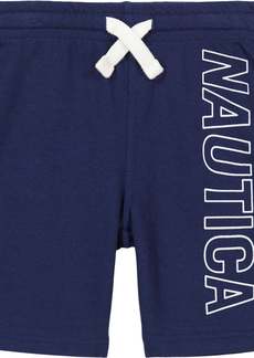 Nautica Little Boys' Fleece Logo Pull-On Short (4-7)