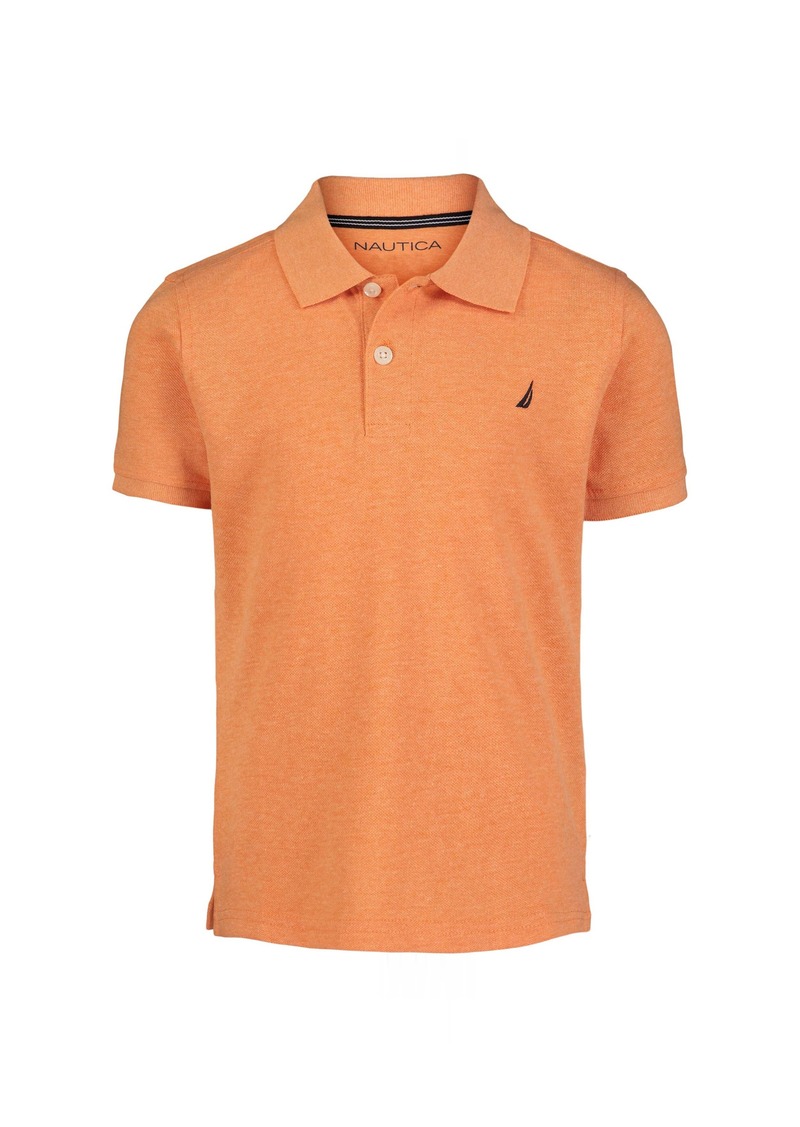 Nautica Little Boys' Heather Polo (2T-7)