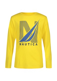 Nautica Little Boys' Logo Graphic Long-Sleeve T-Shirt (4-7)