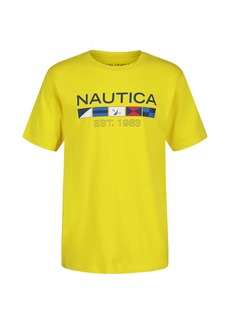 Nautica Little Boys' Signal Flags Graphic T-Shirt (4-7)
