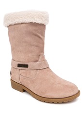 Nautica Little Girls Cosima Cold Weather Faux Fur Boots - Almond