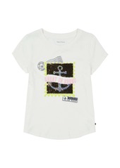 Nautica Little Girls' Magic Sequin Stamp T-Shirt (4-6X)