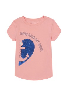 Nautica Little Girls' Make Each Day Shine T-Shirt (4-6X)