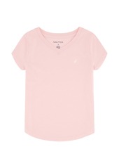 Nautica Little Girls' V-Neck T-Shirt (4-6X)