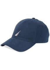 Nautica Men's Classic Logo Adjustable Cotton Baseball Cap Hat - White