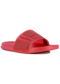 Nautica Logo-Embossed Slide Sandal
