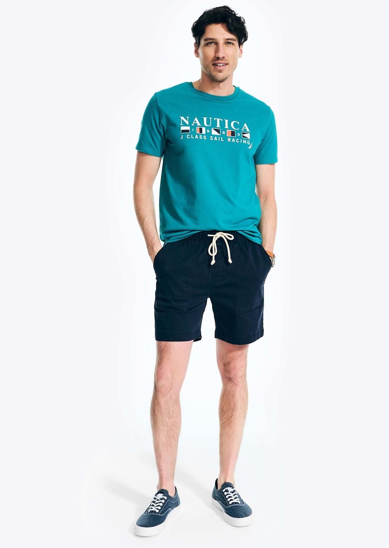 Nautica Mens 7 Pull-On Boardwalk Short